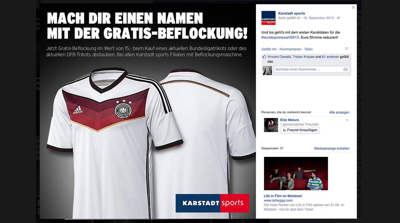 Karstadt Sport Facebook – 5