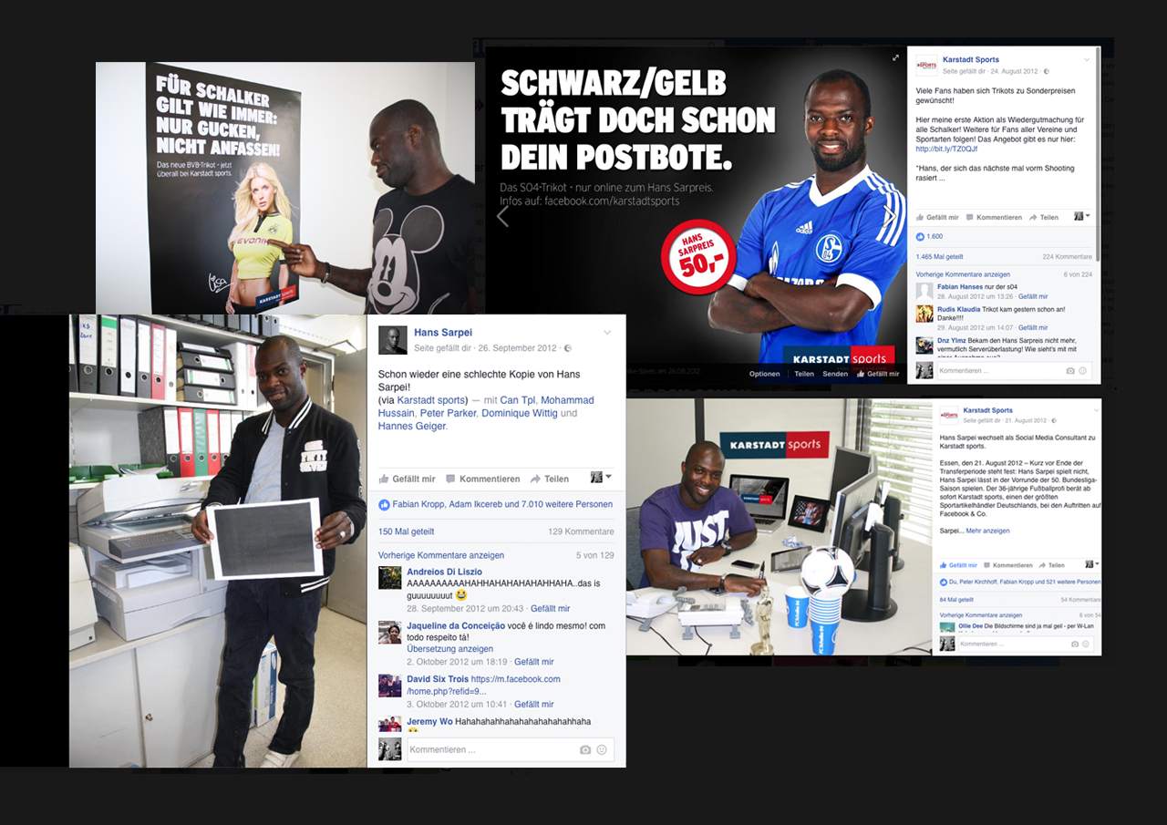 Hans Sarpei für Karstadt sports – 3